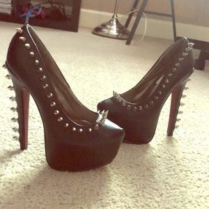 Studded High Heels